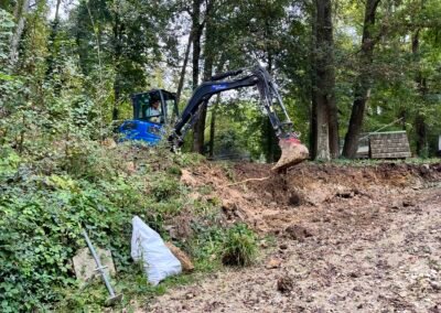 décaissement d'une descente de garage en seine et marne