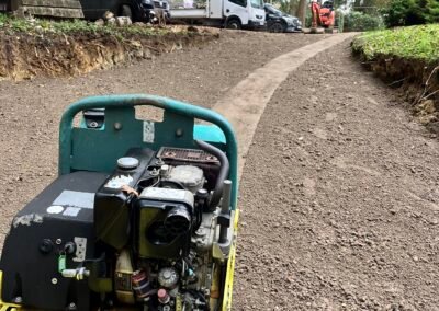 compactage d'une allée de jardin seine et marne