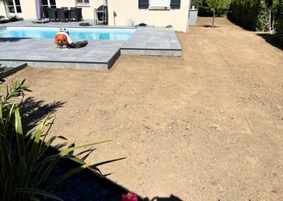 passage du tracteur avec rotavator