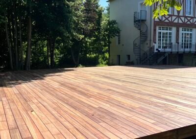 terrasse bois en Seine-et-Marne.