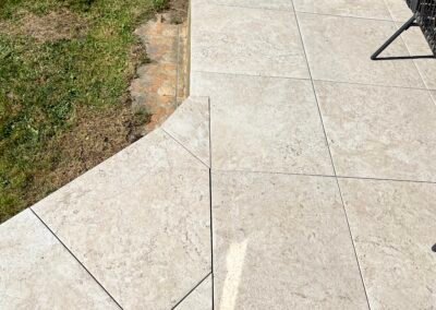 terrasse sur plots en Seine-et-Marne.