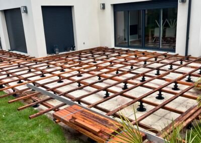 fondation terrasse bois