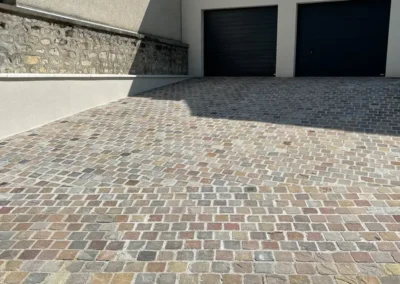 entrée de maison en pave kandla