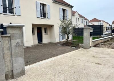 Jardin 3D projection aménagement extérieur Saint-Augustin 77515