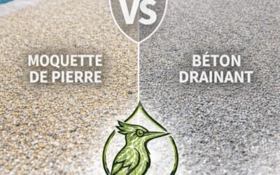 Moquette de pierre ou béton drainant en Seine-et-Marne : comparatif complet