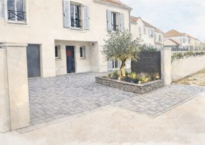 Étude avant-projet jardin 3D – Seine-et-Marne (77 515)