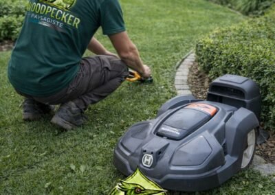 Installation d’un robot tondeuse par un paysagiste en Seine-et-Marne à Coulommiers et Meaux