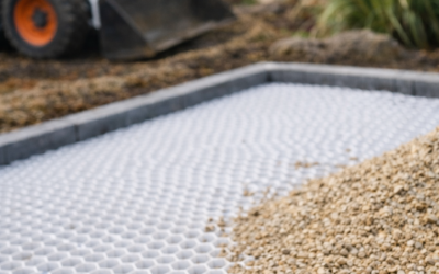 Allée en gravier stabilisé sur plaques nid d’abeilles en Seine-et-Marne : guide complet et technique