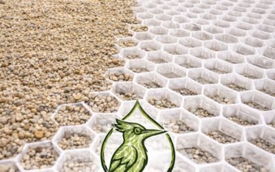 Création d’allée en gravier stabilisé en Seine-et-Marne : pose en dalles nid d’abeilles