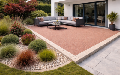 Moquette de pierre à Serris (77700) : solution drainante haut de gamme pour terrasses et allées contemporaines