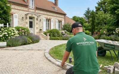 Paysagiste à Coulommiers (77120) : Création Allée & Jardin par Woodpecker