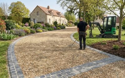 Création d&rsquo;Allée en Gravier Stabilisé (Nid d&rsquo;Abeille) dans le 77