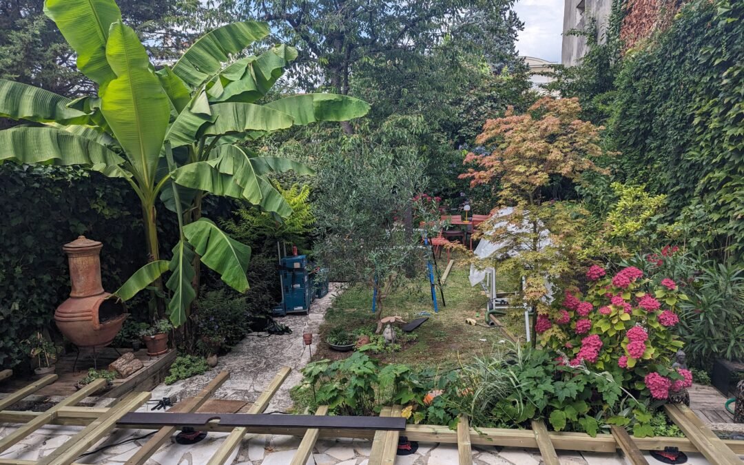 Travaux de terrassement et de maçonnerie paysagère réalisés par Woodpecker Paysage à La Ferté-sous-Jouarre.