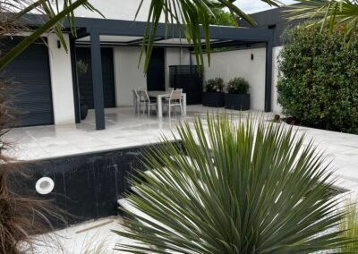 entreprise de créationde terrasse carrelée paysager